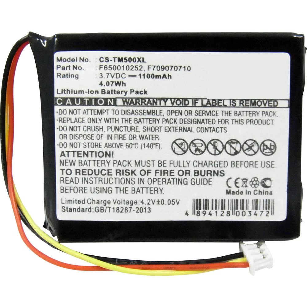 Navigacijski uređaj-akumulator Beltrona Zamjenjuje originalnu akumul. bateriju F650010252, F709070710 3.7 V 1100 mAh slika