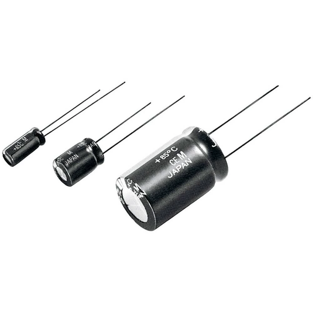 Elektrolitski kondenzator, radijalno ožičen 7.5 mm 100 Â&micro;F 200 V 20 % (promjer x D) 16 mm x 25 mm Panasonic ECA2DM101B 1 k slika