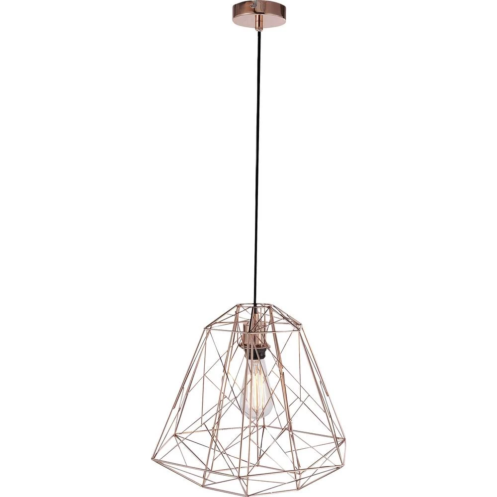 Viseća svjetiljka E27 LeuchtenDirekt SKELETTON 15090-20 Bakrena slika