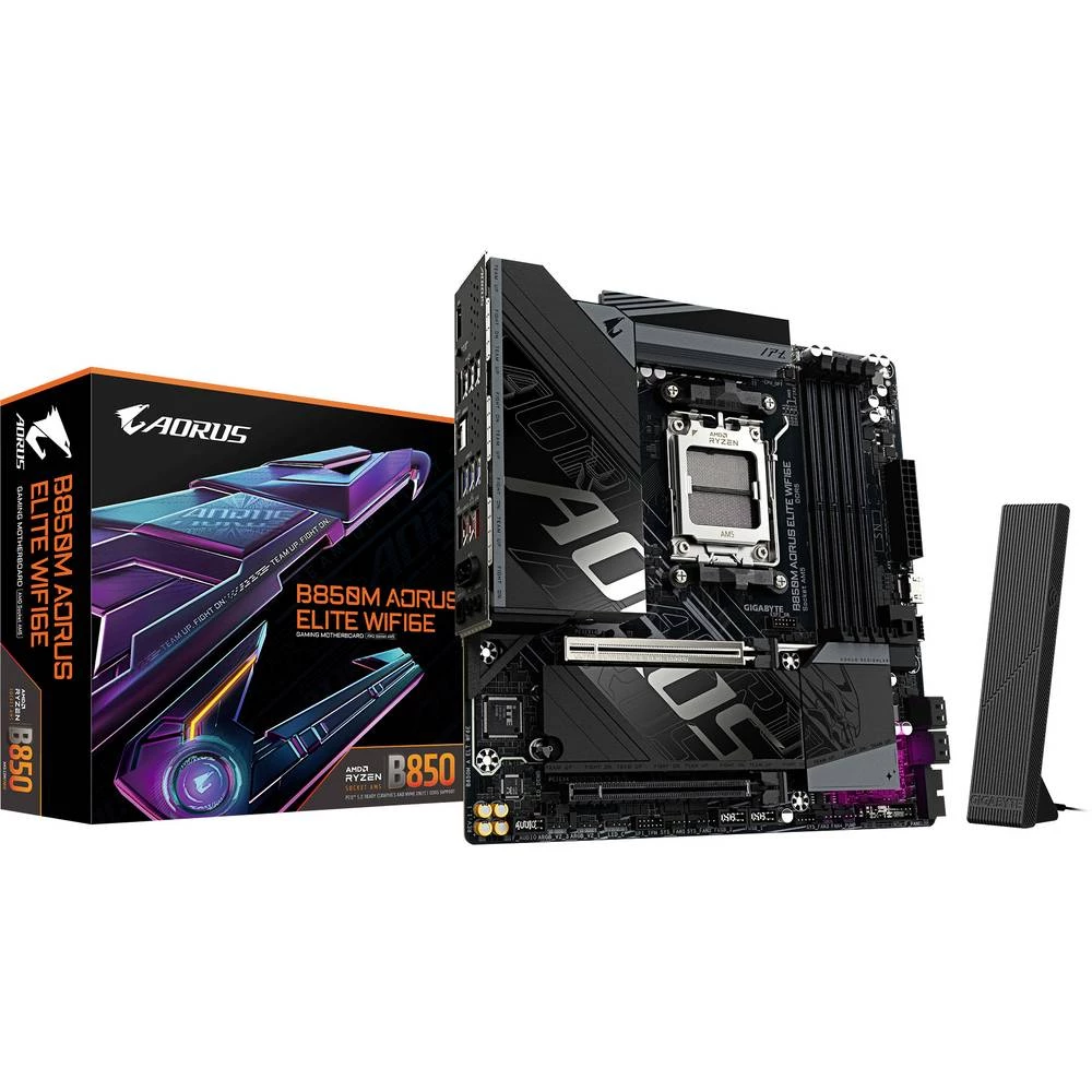 Gigabyte B850M A ELT WF6E matična ploča Baza #####AMD AM5 Faktor oblika (detalji) Micro-ATX slika