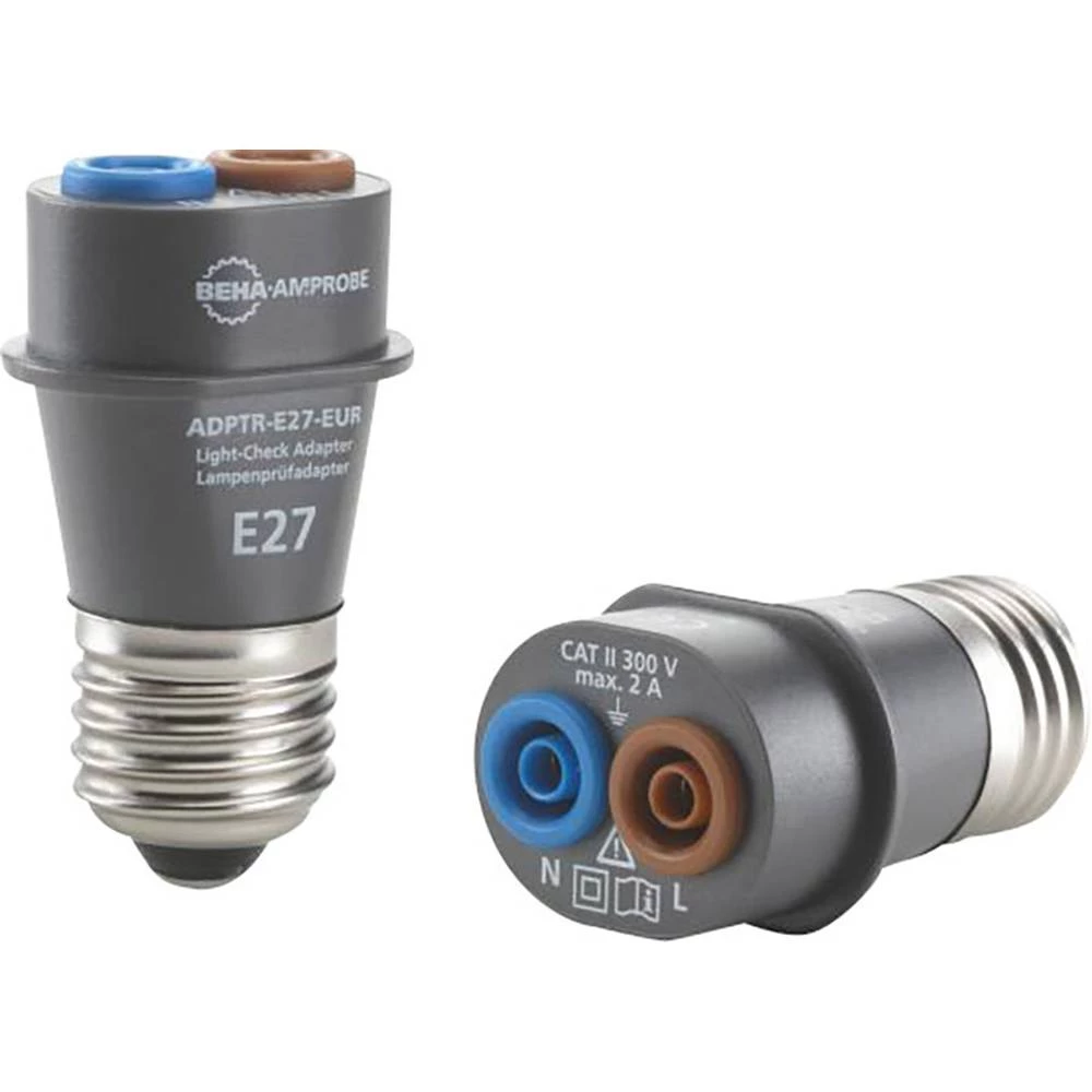 Adapter Beha Amprobe ADPTR-E27-EUR Adapter za ispitivanje svjetiljke ADPTR-E27-EUR, 4854847 slika
