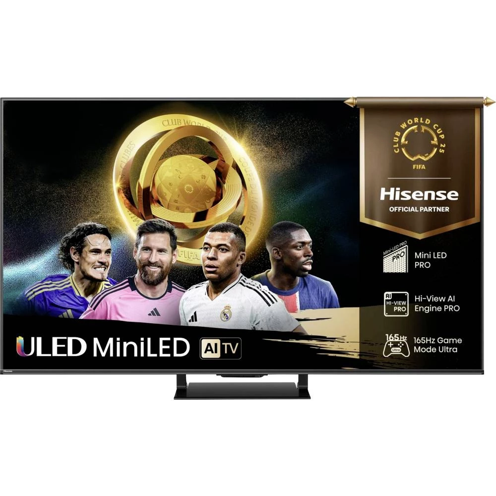 Hisense 65U7Q PRO LED-TV 164 cm 65 palac Energetska učinkovitost 2021 E (A - G) DVB-T2, DVB-C, DVB-S2, UHD, Smart TV, WL slika