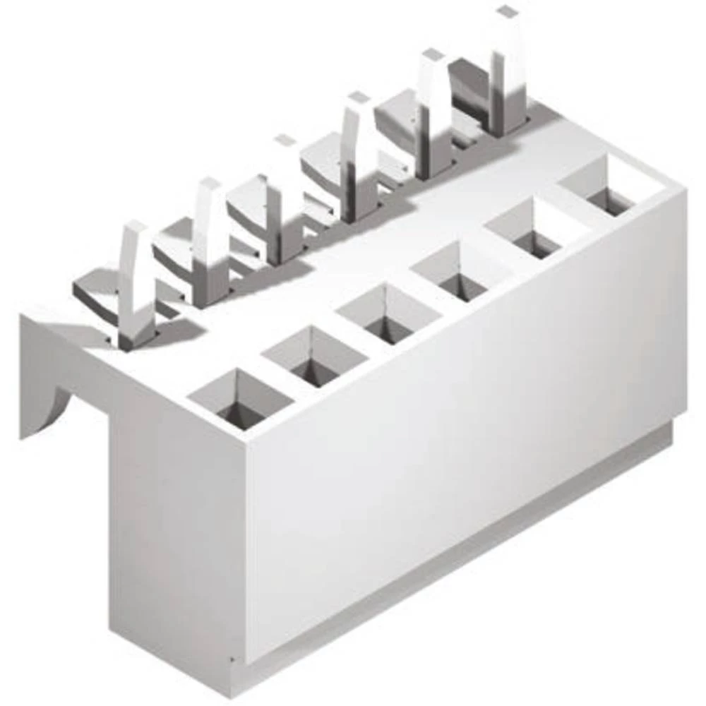 Molex ugradna standardna letva sa ženskim kontaktima Ukupan broj polova 16 Raster: 2.54 mm 38001406 1 St. Tray slika
