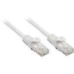LINDY 48409 RJ45 mrežni kabel, Patch kabel cat 5e U/UTP 5.00 m siva 50 St.