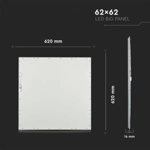 V-TAC VT-6069 6222 LED panel 6-dijelni komplet Energetska učinkovitost 2021: F (A - G) 45 W toplo bijela bijela slika