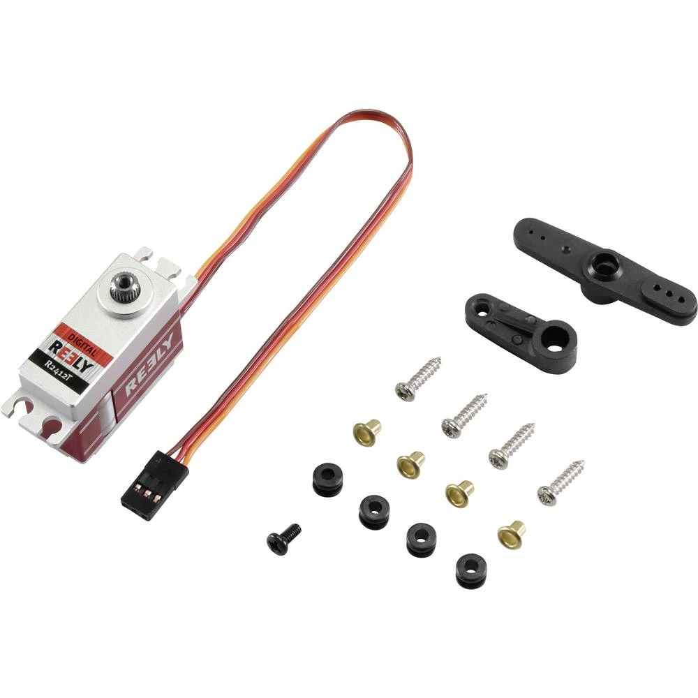 Reely Standardni servo R2412T Digitalni servo Materijal prigona: Metal Sustav utičnica: JR slika