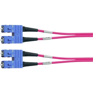 Staklena vlakna Svjetlovodi Priključni kabel [1x Muški konektor SC - 1x Muški konektor SC] 50/125 µ Multimode OM2 5 m Tele slika