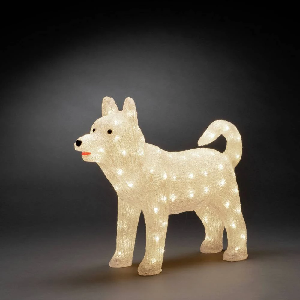 Konstsmide 6244-103 akrilna figura Energetska učinkovitost 2021: G (A - G) #####Hund toplo bijela LED bijela slika