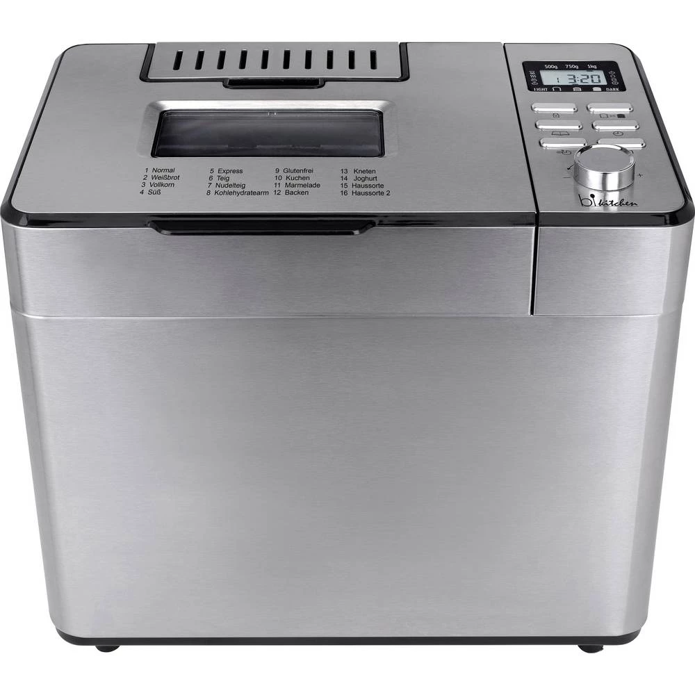 BiKitchen bake 500 aparat za pečenje kruha  srebrna (mat) slika