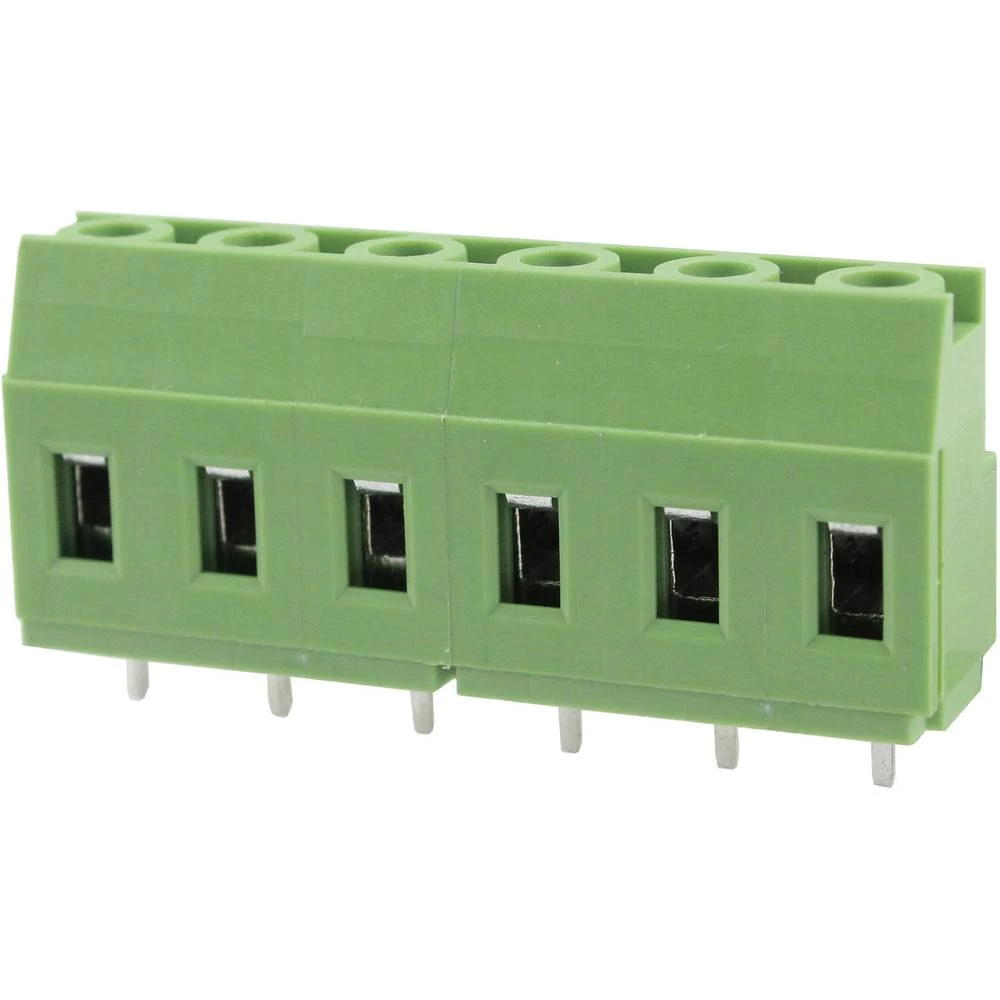 Degson Vijčana blok spojka 3.31 mm&sup2; Broj polova 2 Zelena 100 ST slika