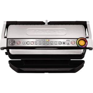 Tefal Optigrill XL električan kontakt roštilj automatsko podešavanje temperature plemeniti čelik (brušeni), crna slika