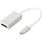 DisplayPort / USB 3.0 Adapter [1x - 1x Ženski konektor DisplayPort] Aluminijsko-srebrna Sa zaštitom Digitus