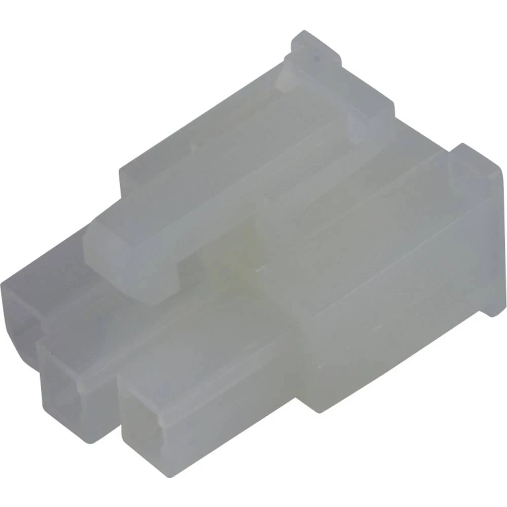 Molex 39014030 Mini-Fit Jr. Receptacle Housing, Single Row, 3 Circuits, UL 94V-2, Natural slika