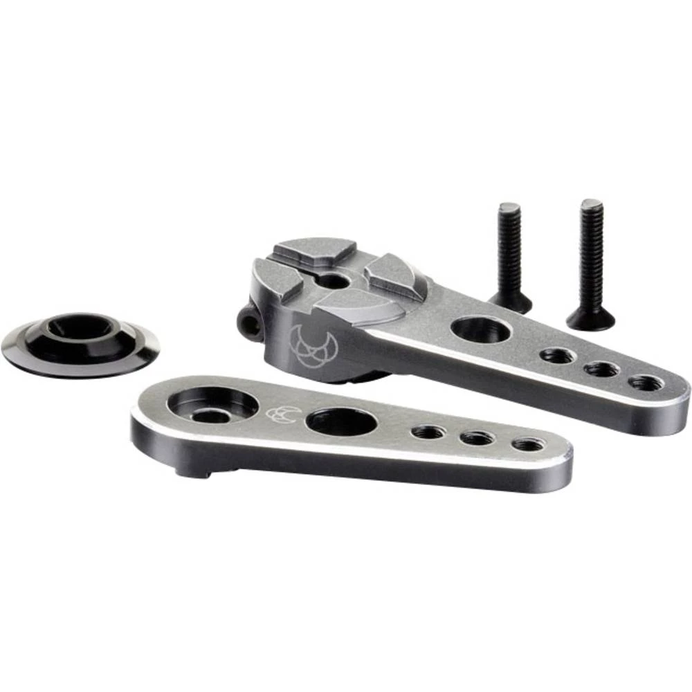 Aluminijska servo ruka Pojedinačni raspored Absima 83 mm Prikladno za: Hitec servo poluga s vijencem Broj rupa: 6 slika