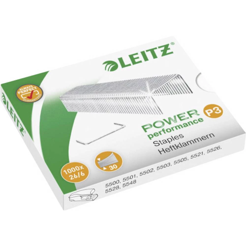 Leitz Spajalica 26/6 Power Performance P3 1 Pakiranje 1.000 kom./paket Snaga uvezivanja: 30 listova 5572-00-00 slika