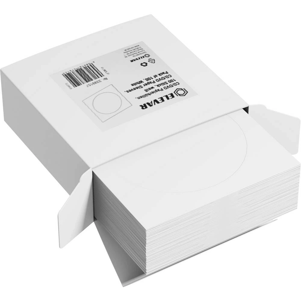 Elevar kutija za CD LV-9684 1 CD/DVD/Blu-ray bijela papir 1 kom. slika