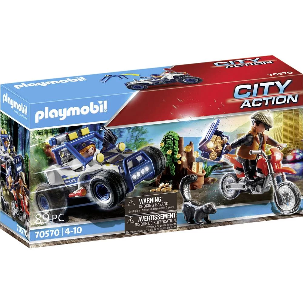 Playmobil® City Action Policijsko terensko vozilo: potraga za pljačkašem blaga 70570 slika
