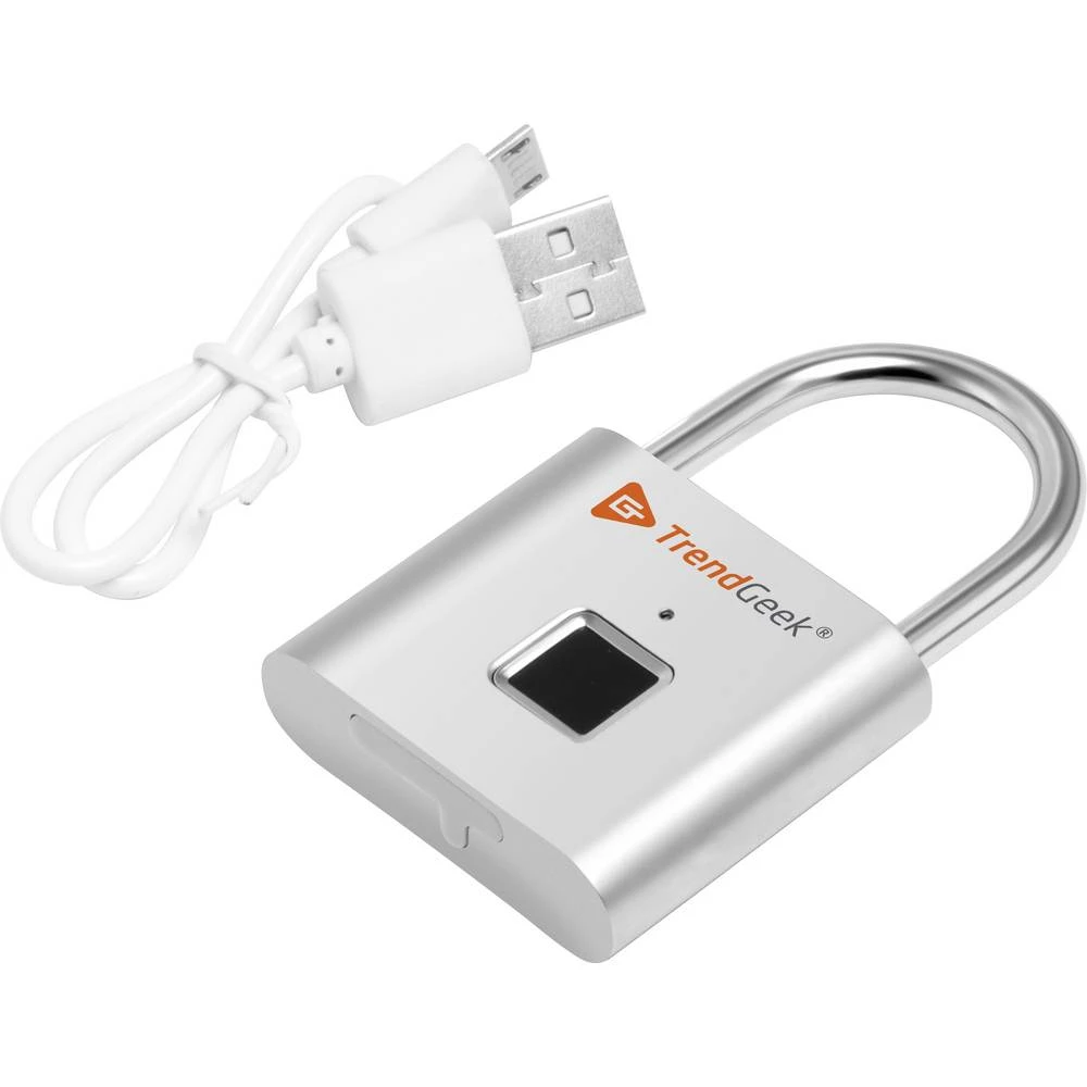 TrendGeek 4910 lokot 45 mm srebrna zaključavanje otiskom prsta slika