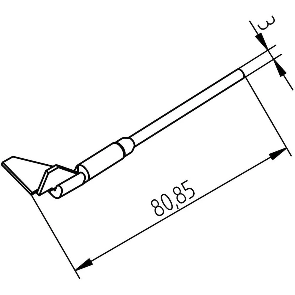 Ersa Vrh za odlemljivanje Veličina vrha 15 mm Content 1 ST slika