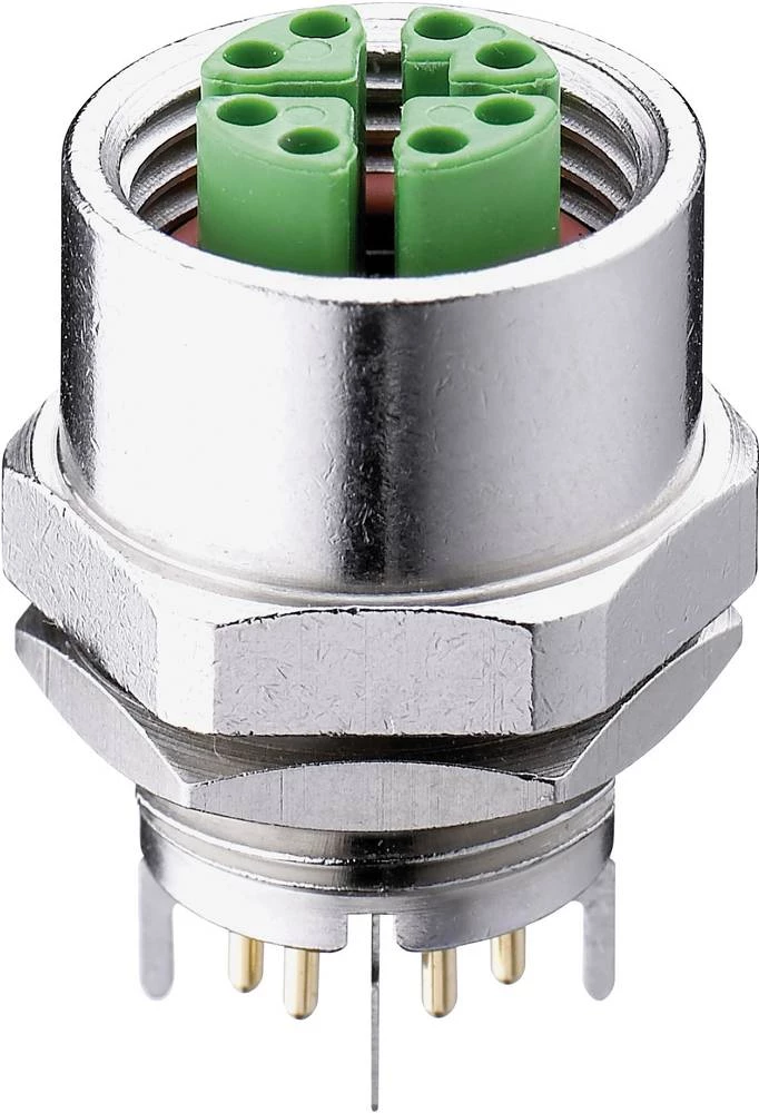 Ugradbeni konektor za senzor/aktivator M12 Ženski, ugradbeni Broj polova: 8 Belden 934637031 0986 EFC 651 5 ST slika