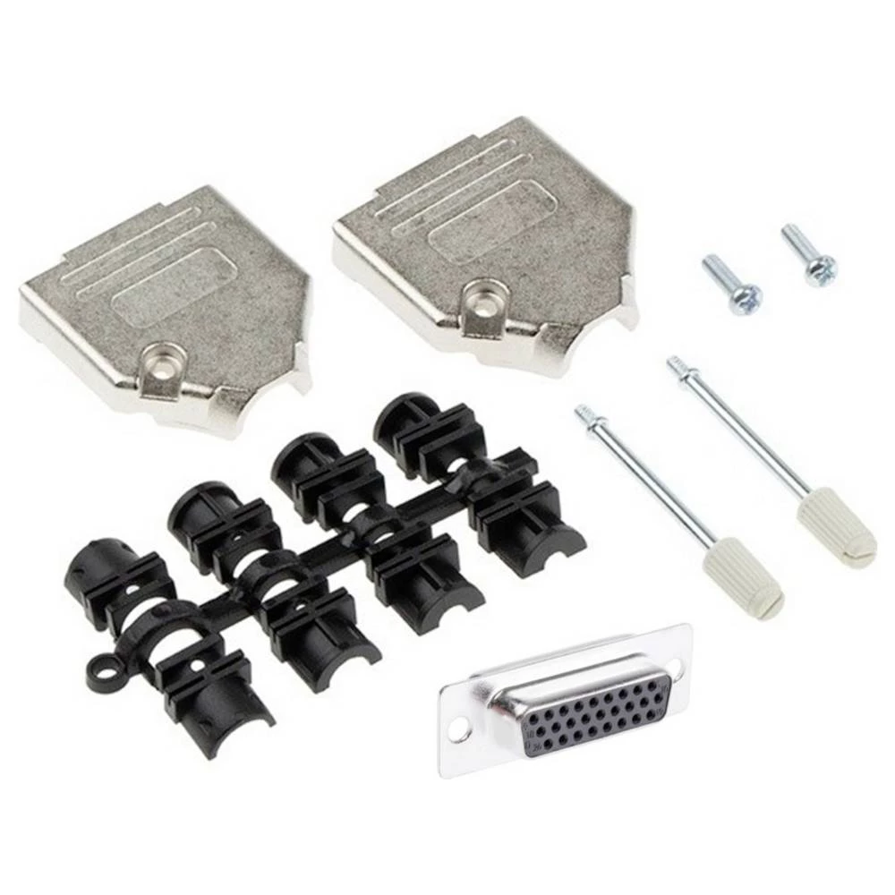 MH Connectors MHDTZK15HD26FS-K višestruki ženski konektor D-Sub komplet 180 ° Broj polova (broj): 15 lemni kup 1 kom. slika