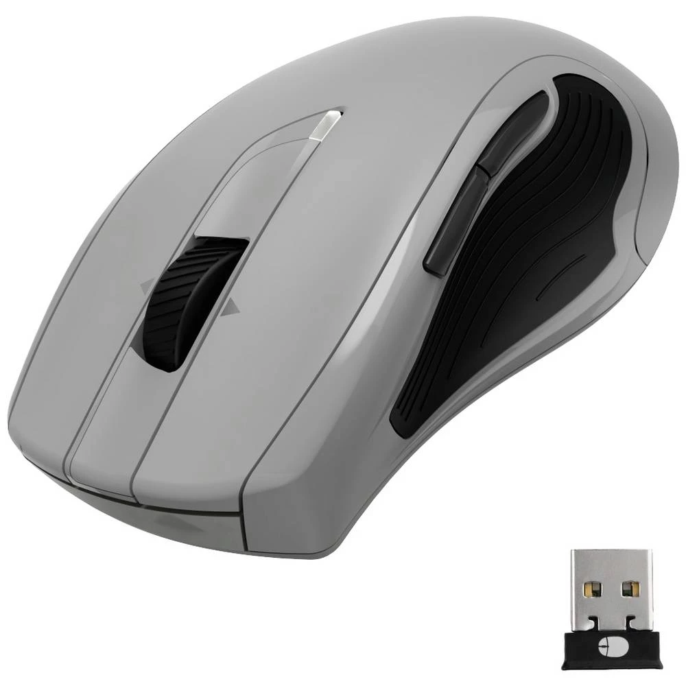 Hama MW-900 V2 bežični miš bežični laser svijetlosiva 7 Tipke 3200 dpi ergonomski slika