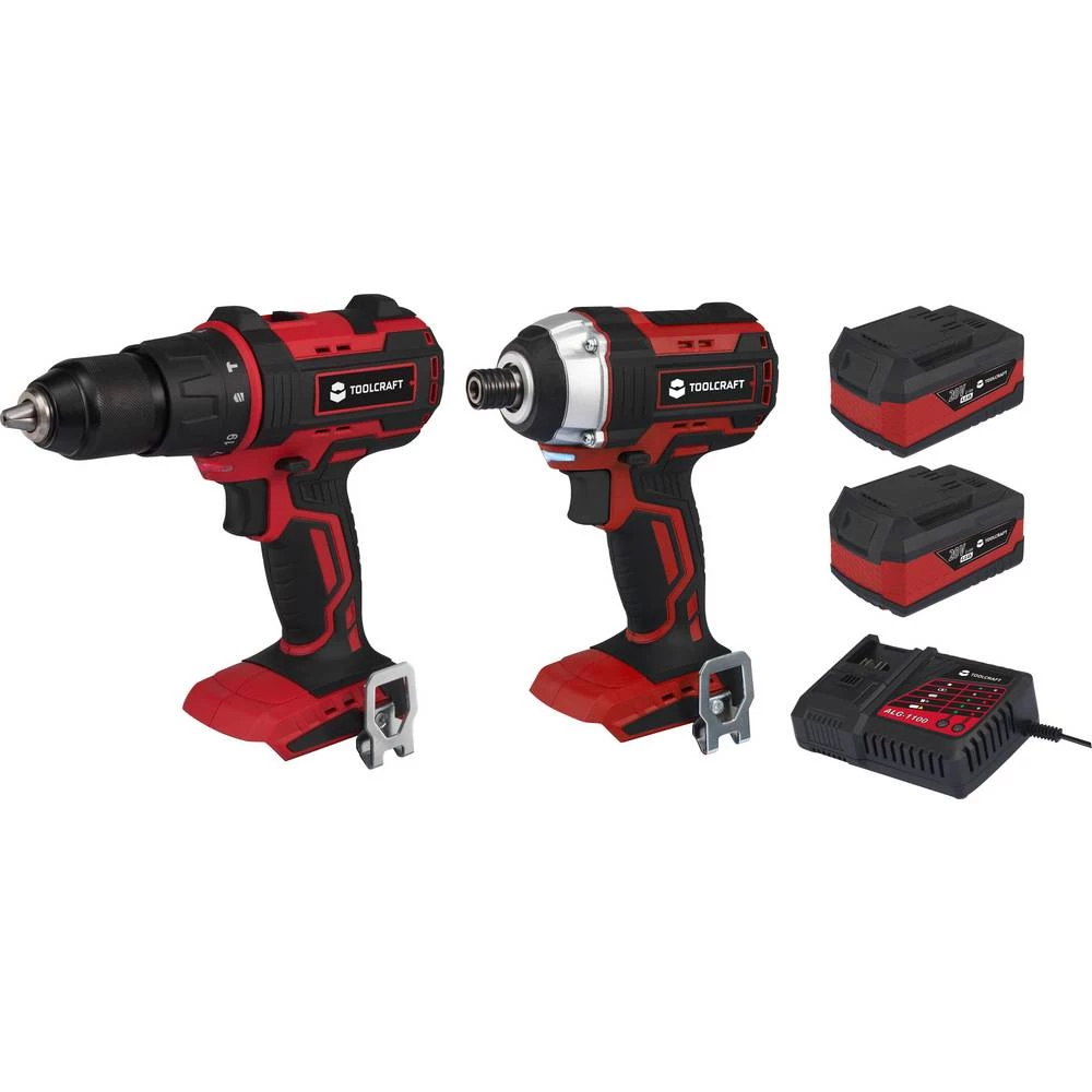 TOOLCRAFT akumulatorski čekić 20 V 4 Ah li-ion uklj. 2 akumulatora