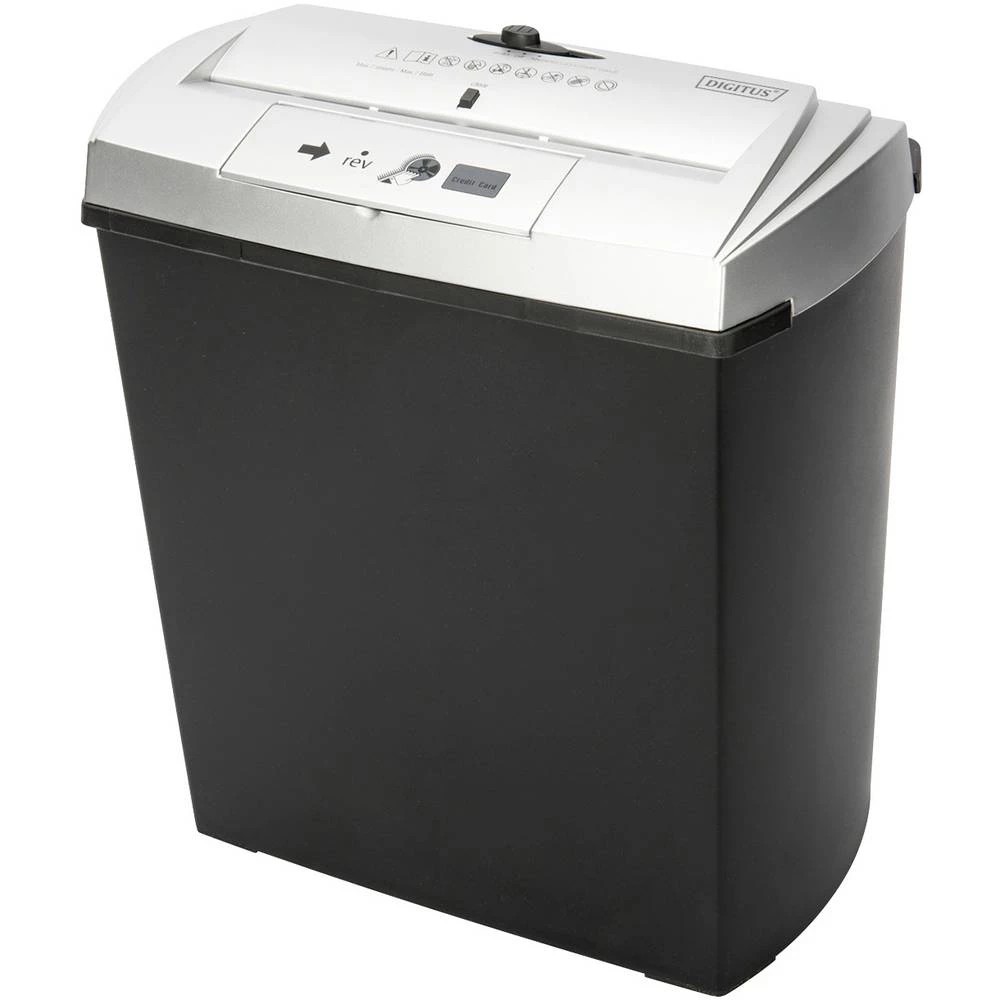 Digitus DA-81605 uništavač dokumenata uništavanje CD-a, rezanje na trake 7 mm 13 l Broj stranica (maks.): 7 Razina sigur slika