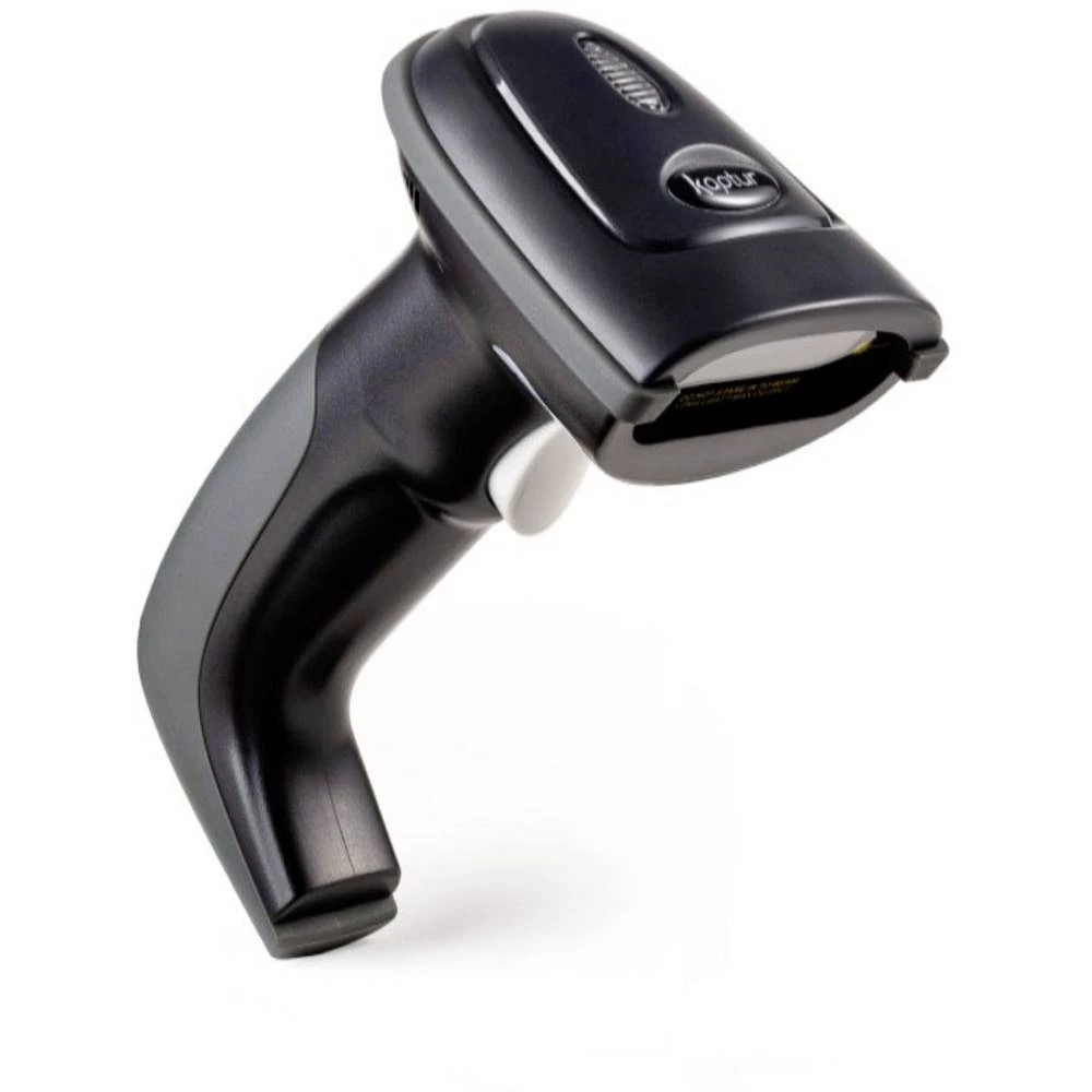 KP3103: Basic 1D 2d bar kod skener ožičeno 1D laser crna ručni skener RJ45, USB, RS232 slika