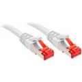 LINDY 47796 RJ45 mrežni kabel, Patch kabel cat 6 S/FTP 5.00 m bijela  1 St. slika