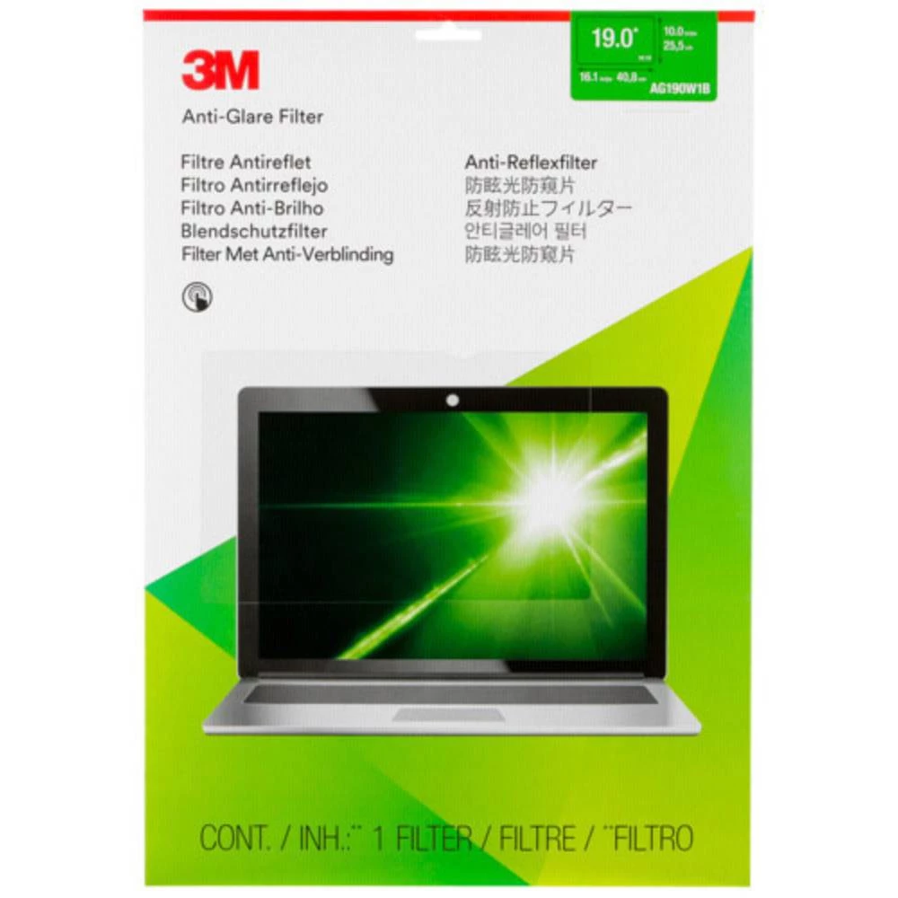 3M AG190W1B Filter protiv zasljepljivanja 48.3 cm (19 ") Format slike: 16:10 7100028683 Pogodno za model: Univerzalno slika