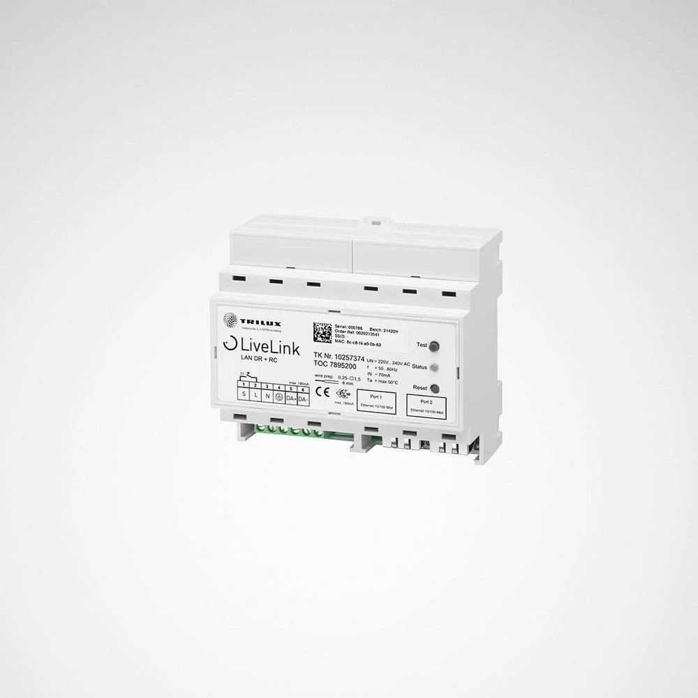 Trilux upravljačka jedinica LiveLink LAN DR +RC Trilux upravljački uređaj  LiveLink LAN DR +RC slika