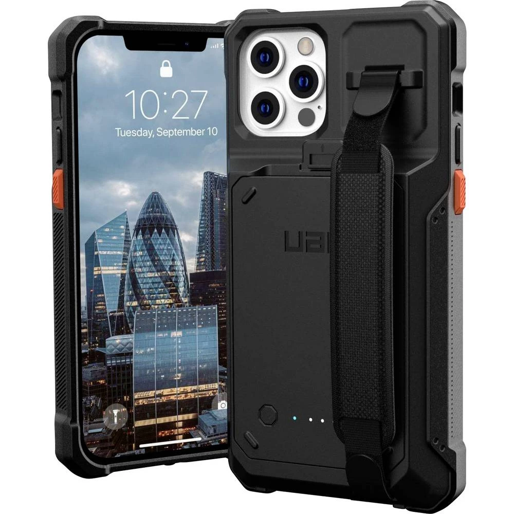 Urban Armor Gear Gear Workflow poklopac za punjenje mobilnog telefona Apple iPhone 15 crna induktivno punjenje, integrir slika