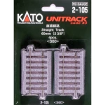 #####H0 Kato Unitrack 2-105 ravna tračnica 60 mm 4 St.