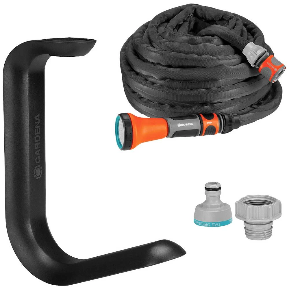 GARDENA Tekstilno crijevo Liano 10 m Set + držač crijeva TapFix - Posebna ponuda GARDENA  18596-20   1 St.  set tekstilnih crijeva slika