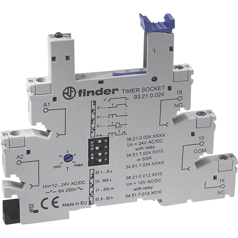 Finder 93.21.0.024 podnožje releja (D x Š x V) 75.6 x 6.2 x 87.9 mm 1 kom. slika