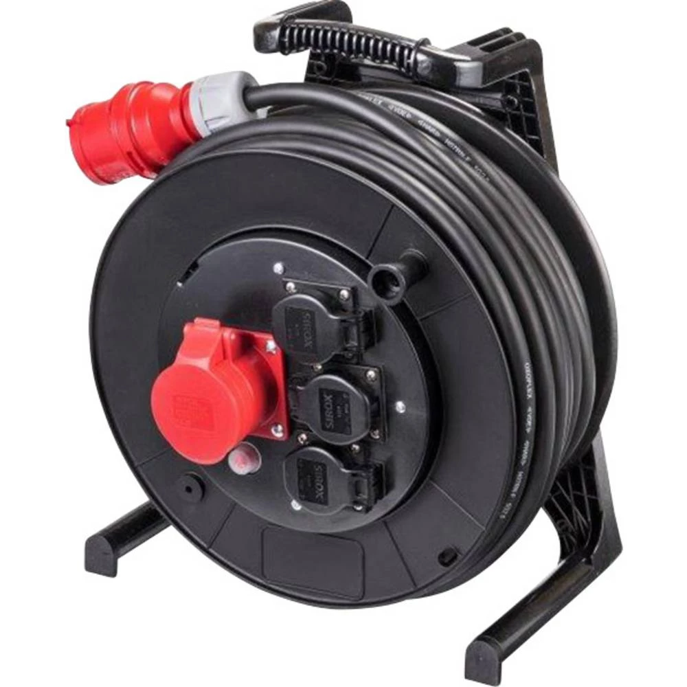 Jumbo Kabel 211.113.2301.23 kabelski bubanj 30.00 m crna muški konektor CEE 16 a 5-polni slika