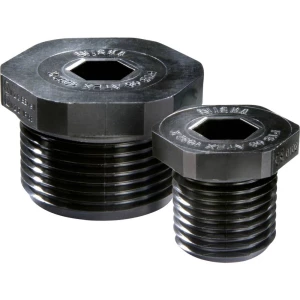 Wiska EX-EVSG 63 LT slijepi vijak otporno na udarce, zaštita od eksplozija   M63  plastika crna (RAL 9005) 30 St. slika