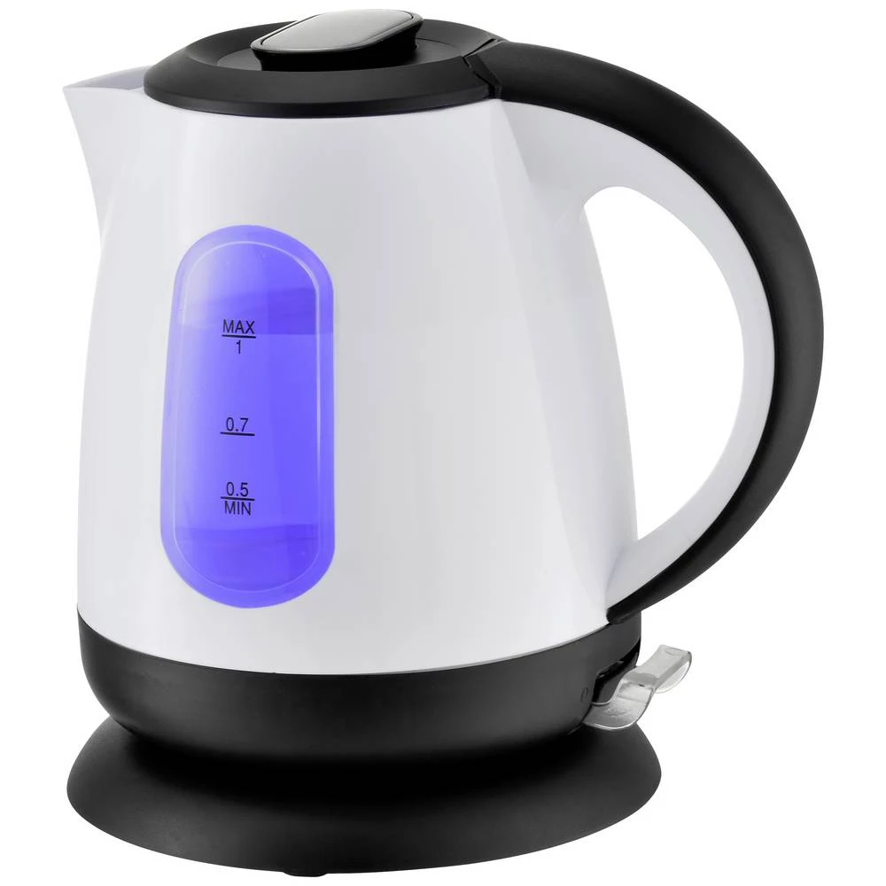 SOGO Human Technology  kuhalo za vodu bezžičan, zaštita od pregrijavanja crno-bijela slika