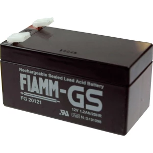 Olovni akumulator 12 V 1.2 Ah Fiamm Pb-12-1,2-4,8 FG20121 Olovno-koprenasti (Š x V x d) 97 x 57 x 48 mm Plosnati priključak 4.8 slika