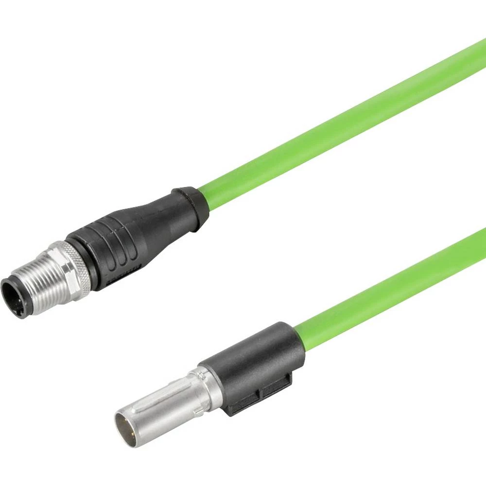 Weidmüller 2503690150 podatkovni utični konektor za senzor/aktivator, konfekcioniran M12 ravni muški konektor, žženski konektor, ravni 1.50 m Broj polova: 8 1 St. slika