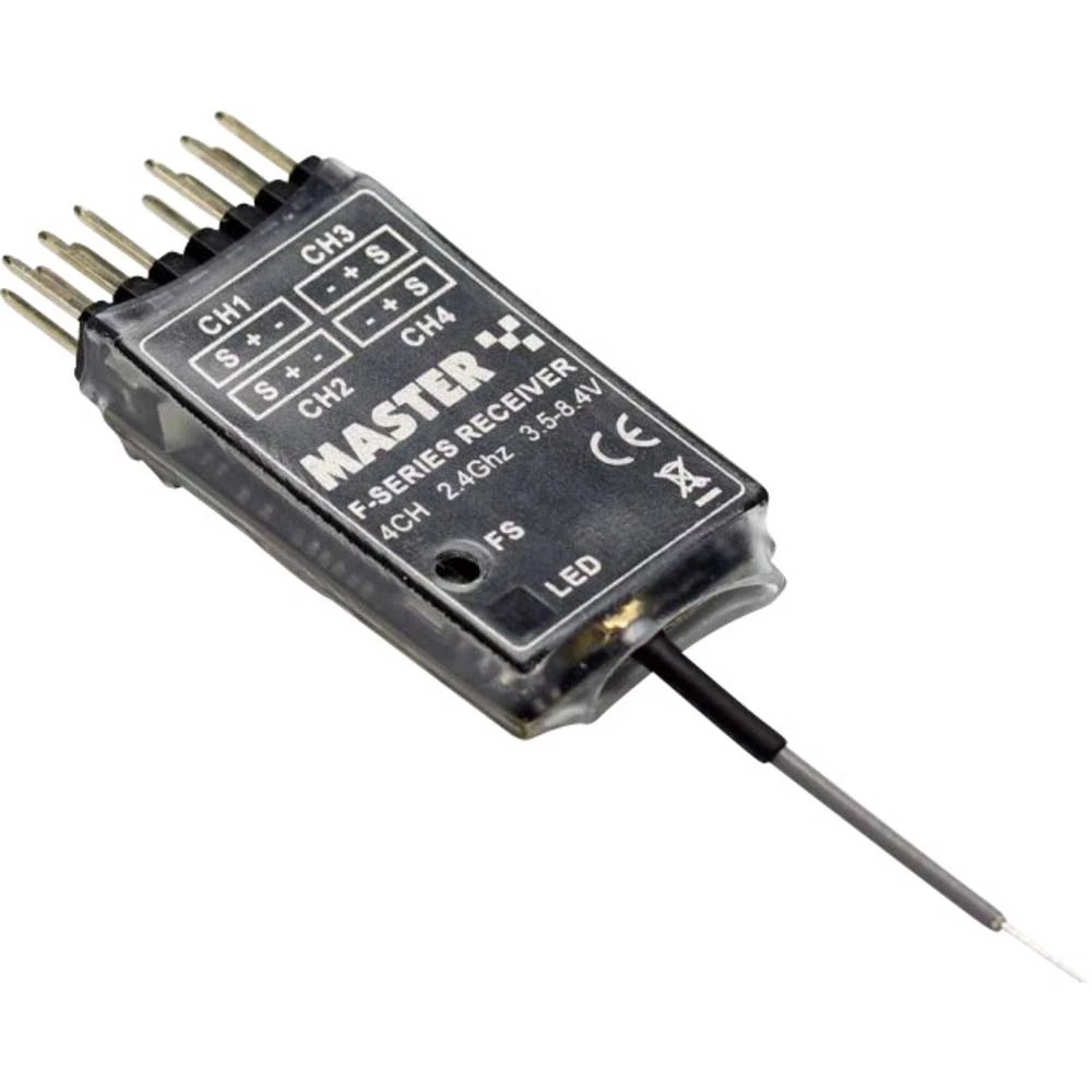 4-kanalni prijamnik Master F-4 (V2) 2,4 GHz slika