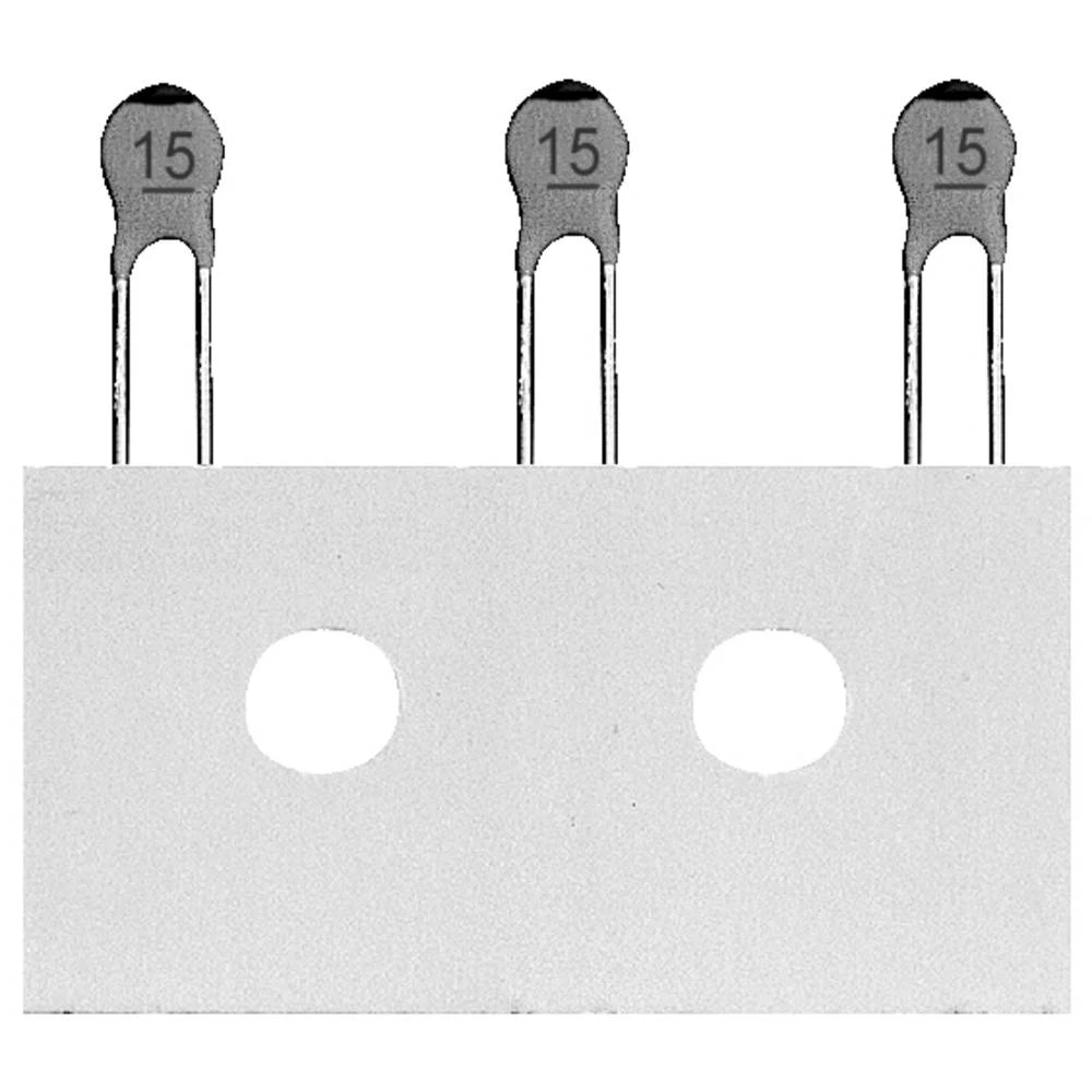RICHWELL keramični kondenzator radijalno ožičen 100 V/DC 80 % 1 kom. slika