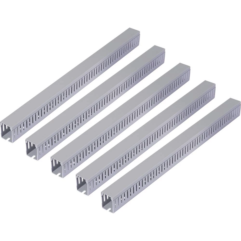 Sygonix SY-6801172 kanal za ožičenje (D x Š x V) 2000 x 33 x 45 mm 5 kom. siva slika