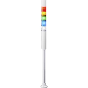Signalni toranj LED Patlite LR4-5M2PJBW-RYGBC 5-bojno, Crvena, Žuta, Zelena, Plava boja, Prozirna 5-bojno, Crvena, Žuta, Zelena, slika