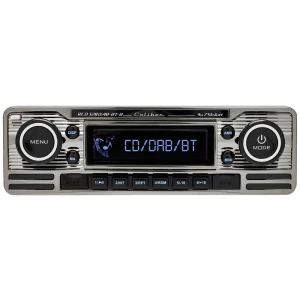 Retro radio 4x75W s DAB+, FM, CD, Bluetooth® tehnologijom i USB-om - crni (RCD120DAB-BT-B) Caliber RCD120DAB-BT-B autoradio DAB + tuner, Bluetooth® telefoniranje slobodnih ruku slika