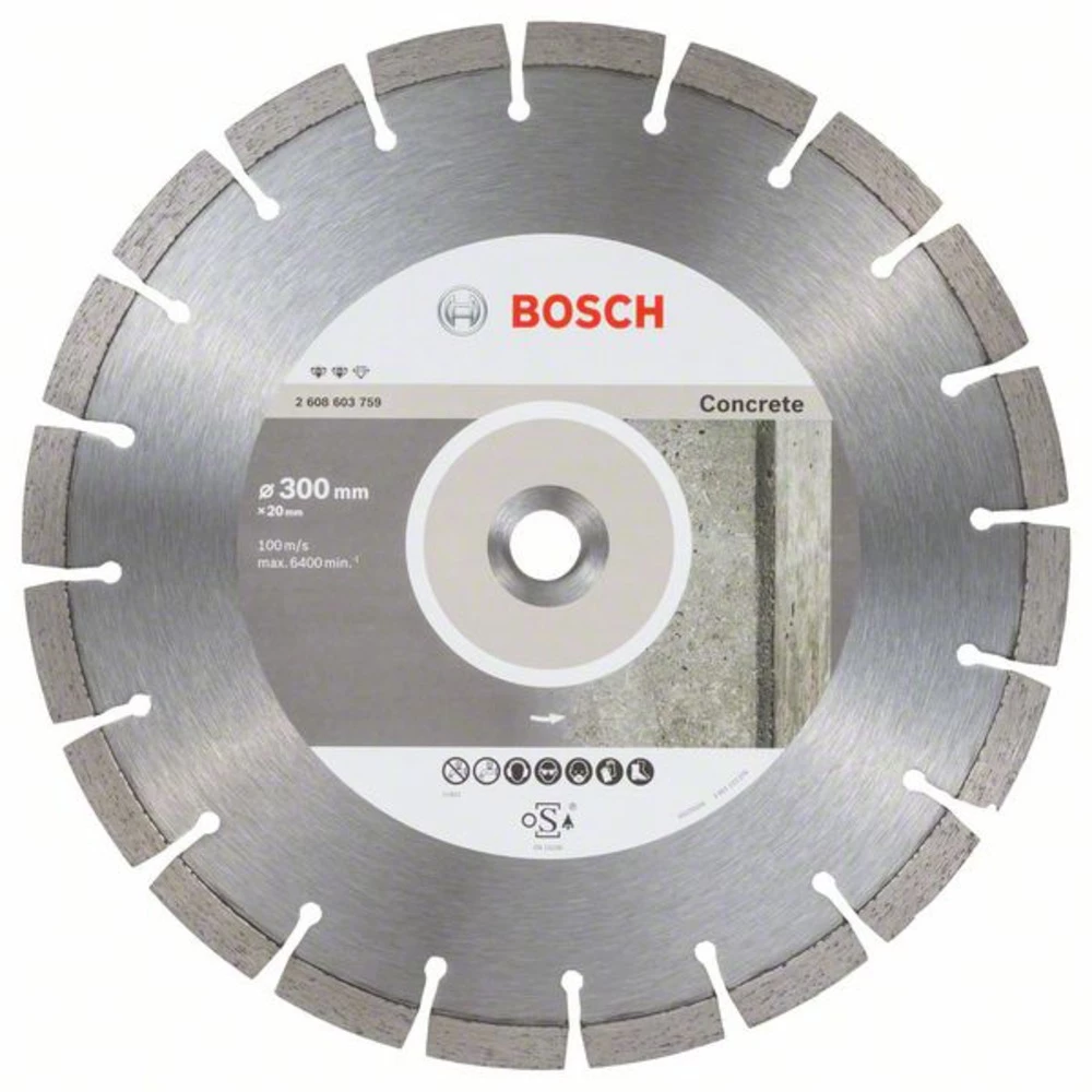 Dijamantni nož Expert za beton, 300 x 20,00 x 2,8 x 12 mm Bosch Accessories 2608603759 promjer 300 mm 1 ST slika