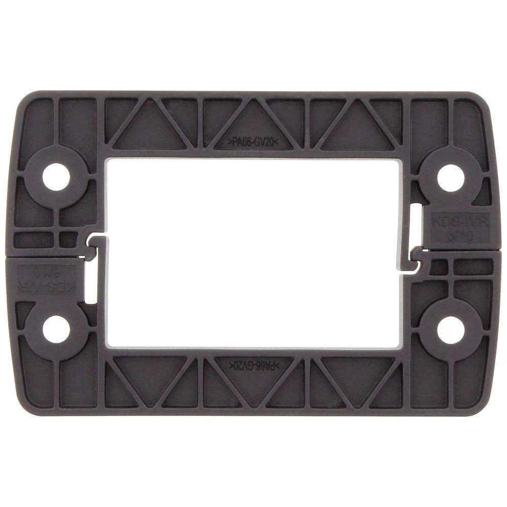 CONTA-CLIP KDS-IVR 6/10 BK okvir za zaključavanje    Debljina ploče (maks.) 3 mm poliamid 6.6 crna 10 St. slika
