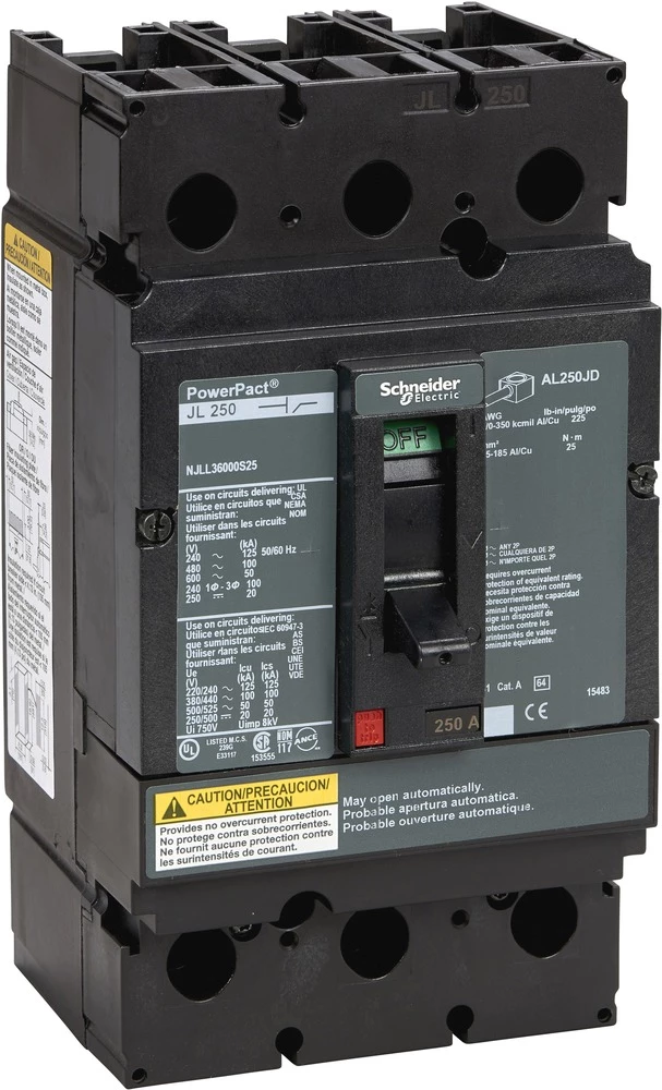 Učinska sklopka 525 V 250 A Schneider Electric NJLL36000S25 1 ST slika