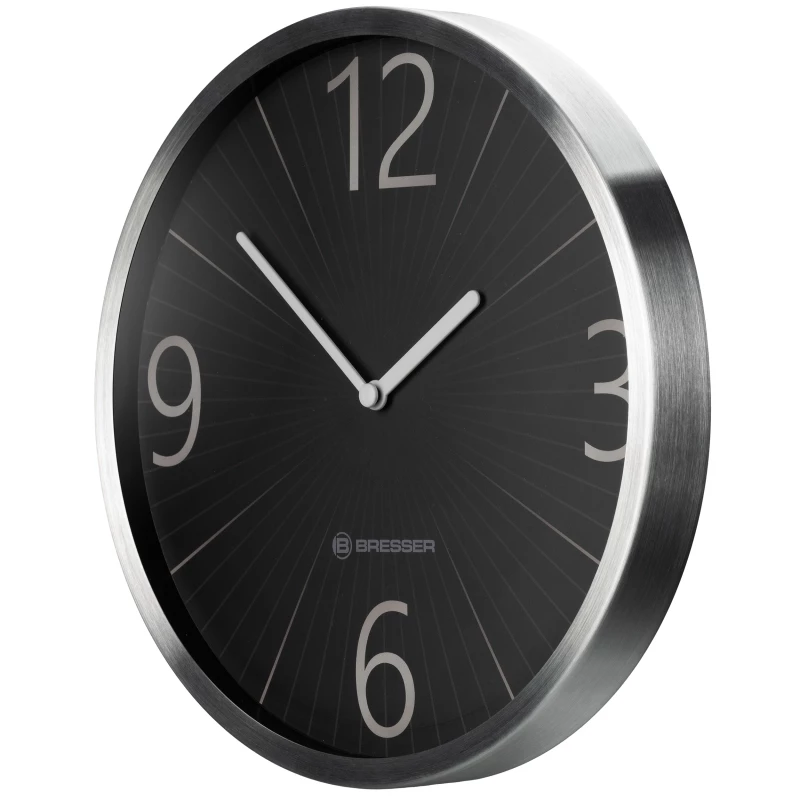 BRESSER MyTime zidni sat s radio kontrolom 25 cm crne boje slika